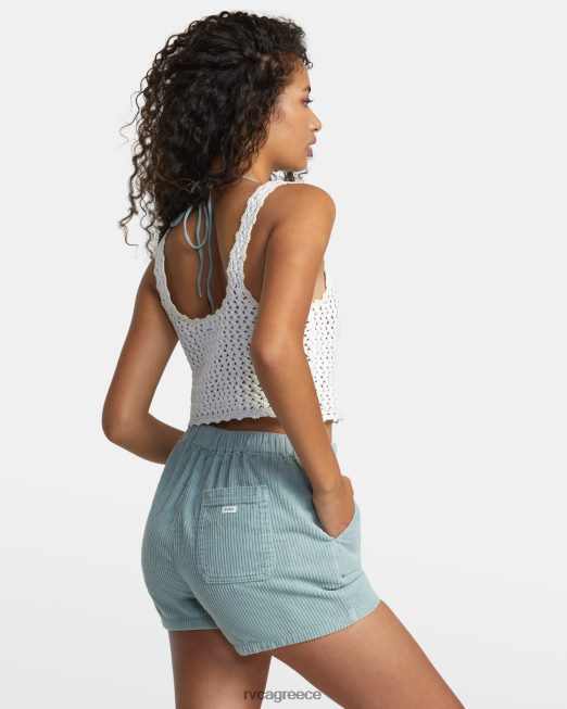 R422N81200 κοτλέ σορτς ημέρας RVCA γυναίκες σχιστόλιθος είδη ένδυσης