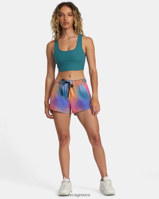 R422N81205 σορτς προπόνησης ροζ machado RVCA γυναίκες τριαντάφυλλο κλίση είδη ένδυσης