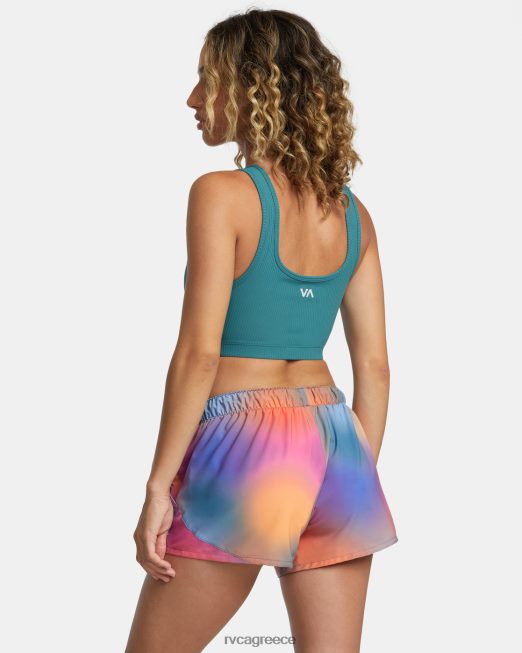 R422N81205 σορτς προπόνησης ροζ machado RVCA γυναίκες τριαντάφυλλο κλίση είδη ένδυσης