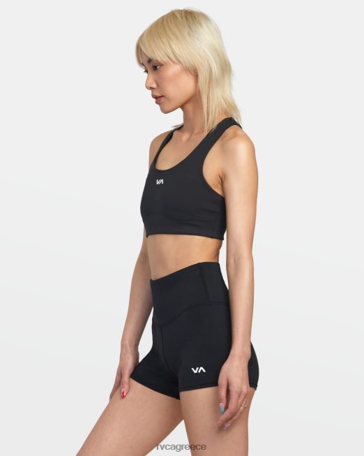 R422N81278 shorty σορτς προπόνησης RVCA γυναίκες μαύρος είδη ένδυσης