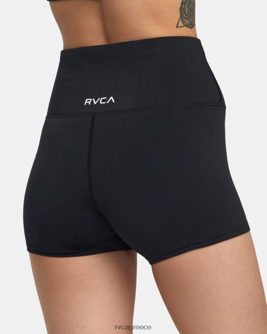R422N81278 shorty σορτς προπόνησης RVCA γυναίκες μαύρος είδη ένδυσης