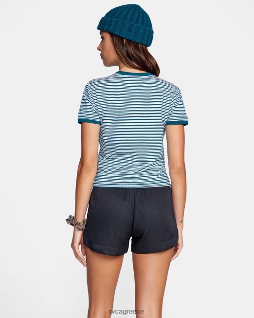 R422N81289 νέο λάστιχο yume κοντό RVCA γυναίκες μαύρος είδη ένδυσης