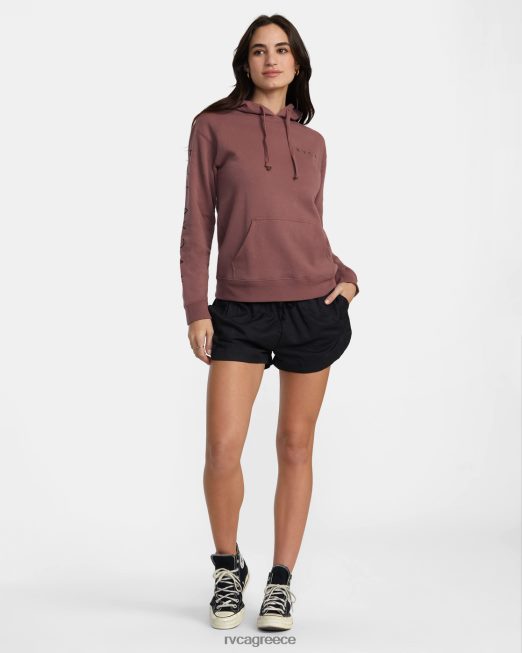 R422N81321 γειωμένο ελαστικό σορτς μέσης RVCA γυναίκες μαύρος είδη ένδυσης