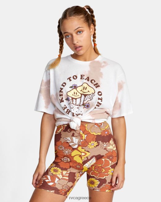 R422N81467 σπρώξτε το σορτς ποδηλάτου RVCA γυναίκες καπουτσίνο είδη ένδυσης