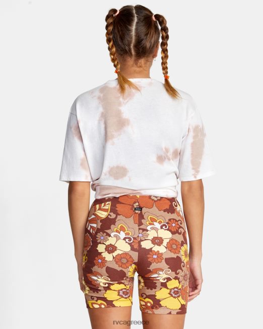 R422N81467 σπρώξτε το σορτς ποδηλάτου RVCA γυναίκες καπουτσίνο είδη ένδυσης