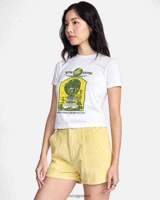 R422N81491 κοτλέ σορτς ημέρας RVCA γυναίκες απαλό κίτρινο είδη ένδυσης