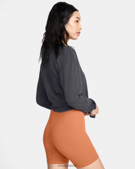 R422N81501 σπρώξτε το σορτς ποδηλάτου RVCA γυναίκες κεχριμπάρι είδη ένδυσης