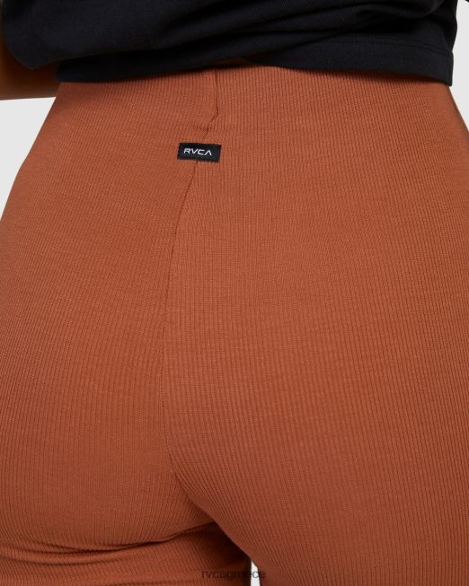 R422N81501 σπρώξτε το σορτς ποδηλάτου RVCA γυναίκες κεχριμπάρι είδη ένδυσης