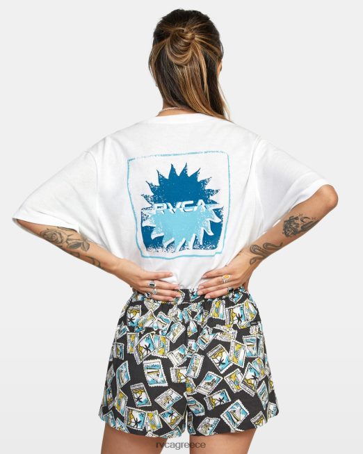 R422N81618 υφαντό σορτς με πριόνι RVCA γυναίκες μαύρος είδη ένδυσης