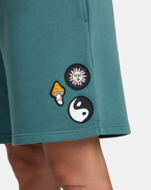 R422N8247 ροζ machado φαρδύ oversized sweat σορτς RVCA γυναίκες βάσκας είδη ένδυσης