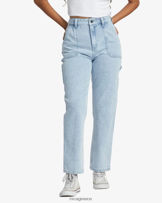 R422N8817 τζιν παντελόνι ύφεσης RVCA γυναίκες ελαφρύ vintage πλύσιμο είδη ένδυσης