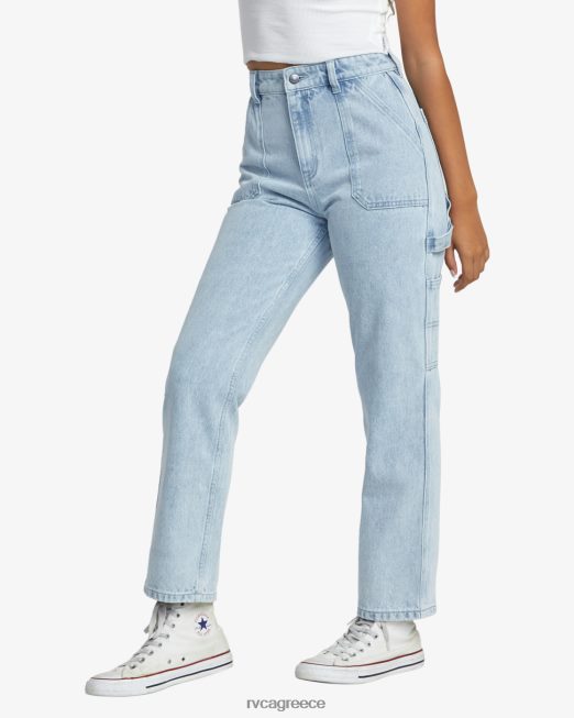 R422N8817 τζιν παντελόνι ύφεσης RVCA γυναίκες ελαφρύ vintage πλύσιμο είδη ένδυσης