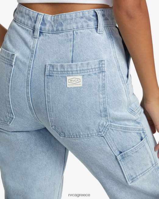 R422N8817 τζιν παντελόνι ύφεσης RVCA γυναίκες ελαφρύ vintage πλύσιμο είδη ένδυσης