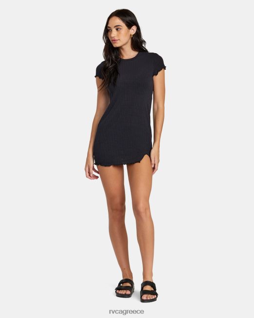 R422N81256 Git it cover up bodycon φόρεμα RVCA γυναίκες μαύρος ζάλη