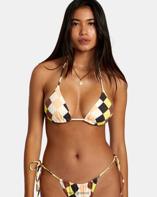 R422N81130 Τρίγωνο μπικίνι greenpacha breeze halter RVCA γυναίκες πολυ ζάλη