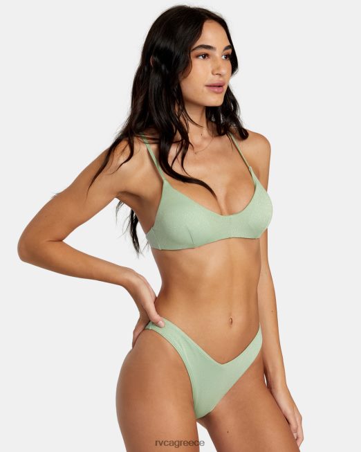 R422N81150 μασίφ μπικίνι χιαστί lurex RVCA γυναίκες ΑΦΡΟΣ της ΘΑΛΑΣΣΑΣ ζάλη