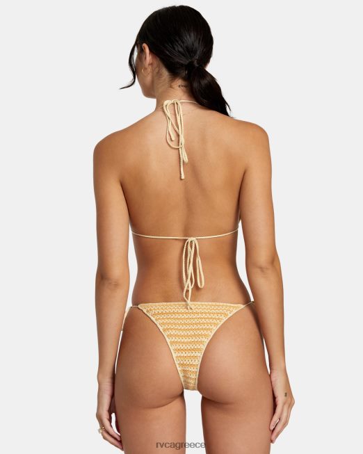 R422N81157 τοπ μπικίνι τρίγωνο halter greenpacha flor RVCA γυναίκες πολυ ζάλη