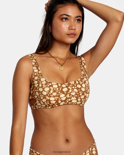 R422N81163 Τοπ μπικίνι micro magic αναστρέψιμο σουτιέν RVCA γυναίκες σχιστόλιθος ζάλη