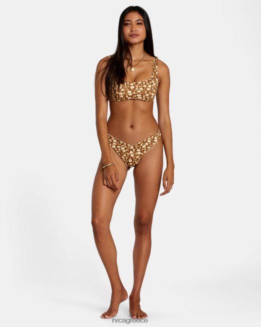 R422N81163 Τοπ μπικίνι micro magic αναστρέψιμο σουτιέν RVCA γυναίκες σχιστόλιθος ζάλη