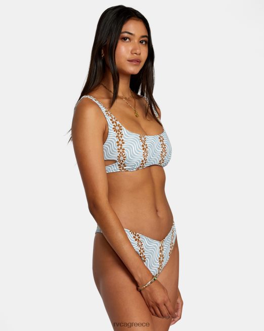 R422N81163 Τοπ μπικίνι micro magic αναστρέψιμο σουτιέν RVCA γυναίκες σχιστόλιθος ζάλη