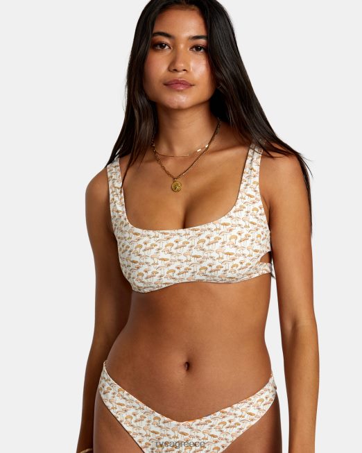 R422N81164 Τοπ μπικίνι micro magic αναστρέψιμο σουτιέν RVCA γυναίκες μανταρίνι ζάλη