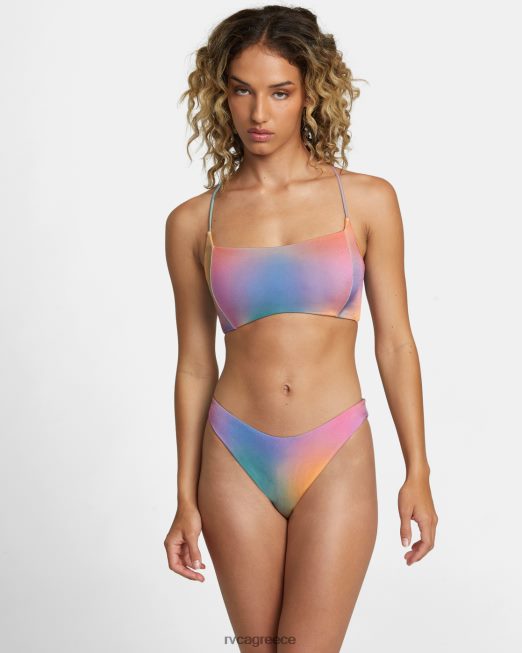 R422N81221 ηλιοβασίλεμα τριαντάφυλλο machado crossback μπικίνι RVCA γυναίκες πολυ ζάλη