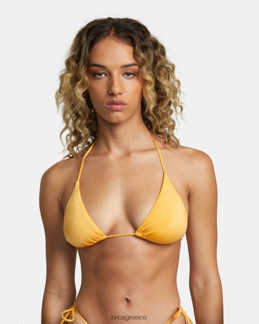 R422N81239 ροζ machado στενό τρίγωνο τοπ μπικίνι RVCA γυναίκες κατιφές ζάλη