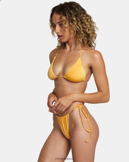 R422N81239 ροζ machado στενό τρίγωνο τοπ μπικίνι RVCA γυναίκες κατιφές ζάλη