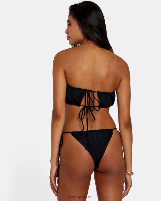 R422N81307 μασίφ μπαντό μπικίνι 2 δρόμων RVCA γυναίκες μαύρος ζάλη