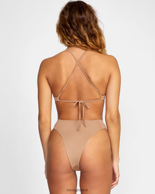 R422N81355 μασίφ μπικίνι χιαστί RVCA γυναίκες ξύλο ζάλη