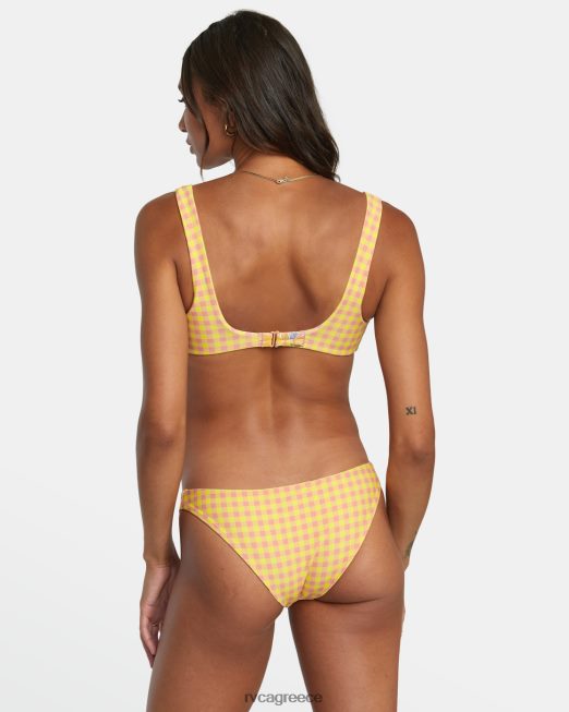 R422N81389 τοπ μπικίνι με ηλιοβασίλεμα bralette RVCA γυναίκες λιλικοι ζάλη