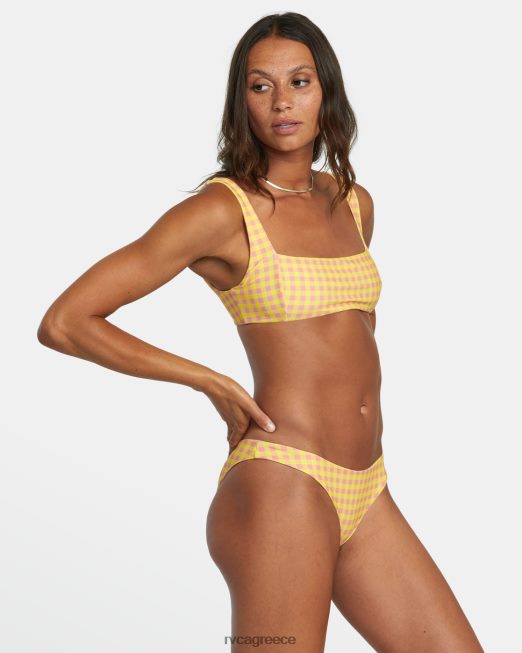R422N81389 τοπ μπικίνι με ηλιοβασίλεμα bralette RVCA γυναίκες λιλικοι ζάλη