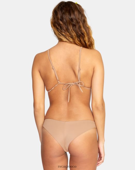 R422N81478 μασίφ τριγωνικό τοπ μπικίνι RVCA γυναίκες ξύλο ζάλη