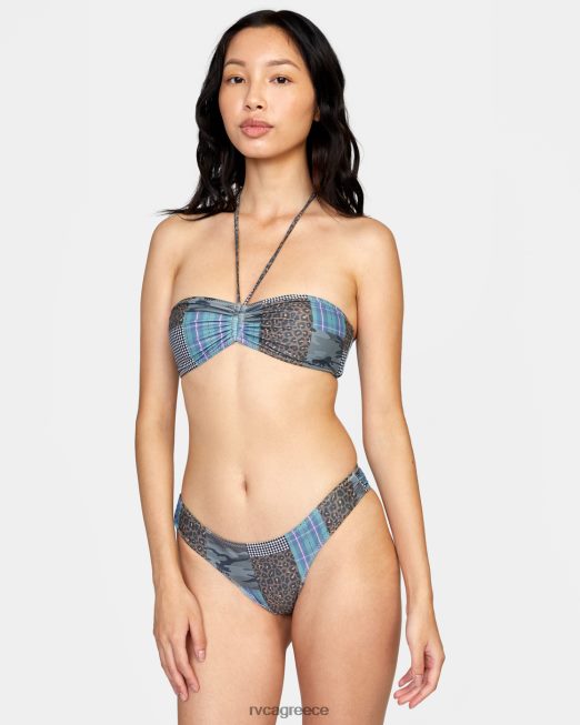 R422N81481 τοπ μπικίνι steffani stella bandeau RVCA γυναίκες πολυ ζάλη