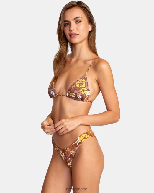 R422N81497 Earth bloom slide τρίγωνο μπικίνι τοπ RVCA γυναίκες πολυ ζάλη