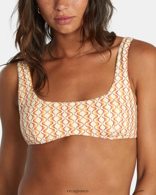 R422N81598 τοπ μπικίνι bralette οπτικών RVCA γυναίκες υστερόλαμπη ζάλη