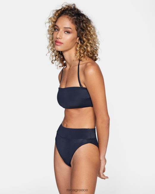 R422N81621 τοπ μπικίνι μπαντό με καπίστρι RVCA γυναίκες μαύρος ζάλη