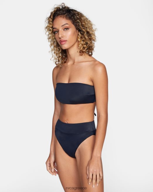 R422N81621 τοπ μπικίνι μπαντό με καπίστρι RVCA γυναίκες μαύρος ζάλη