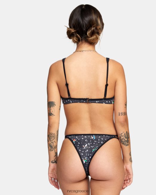 R422N81684 lp x klw τοπ μπικίνι bralette χωρίς κλουβί RVCA γυναίκες μαύρος ζάλη