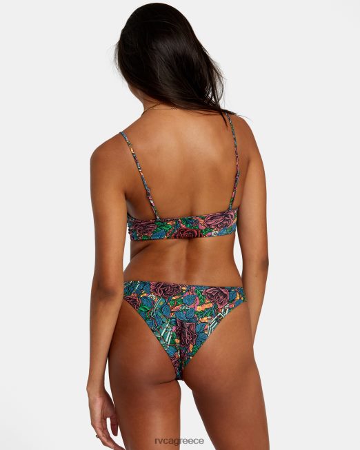 R422N8273 Τοπ μπικίνι crop ander v-wire RVCA γυναίκες πολυ ζάλη