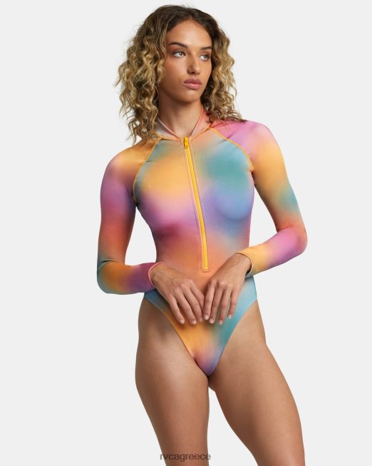 R422N81219 ροζ machado ολόσωμο μαγιό RVCA γυναίκες πολυ ζάλη