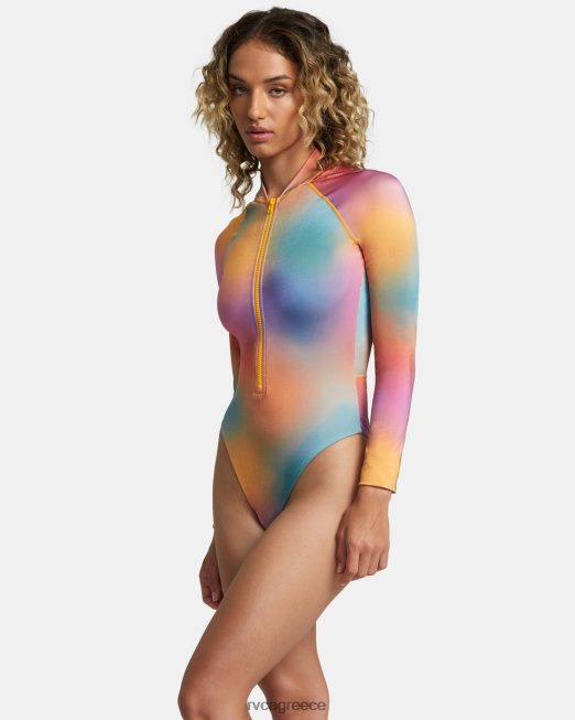 R422N81219 ροζ machado ολόσωμο μαγιό RVCA γυναίκες πολυ ζάλη