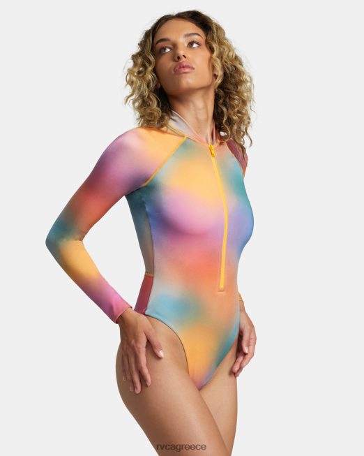 R422N81219 ροζ machado ολόσωμο μαγιό RVCA γυναίκες πολυ ζάλη