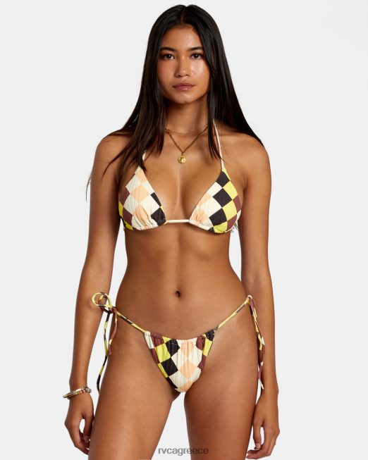 R422N81121 greenpacha breeze slide tie μεσαίο πάτο μπικίνι RVCA γυναίκες πολυ ζάλη