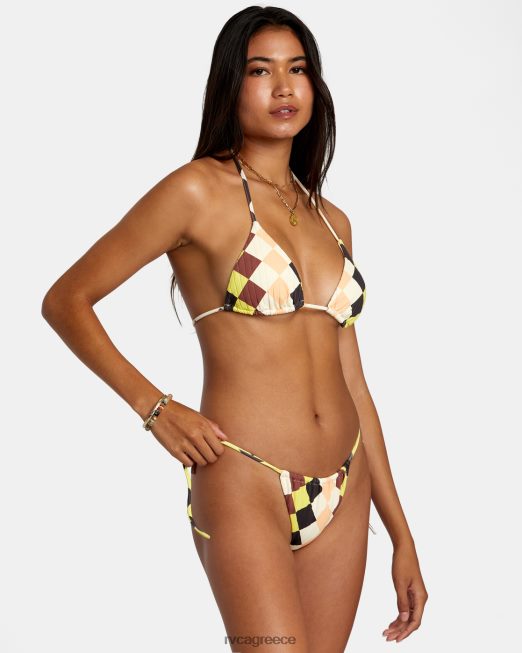 R422N81121 greenpacha breeze slide tie μεσαίο πάτο μπικίνι RVCA γυναίκες πολυ ζάλη