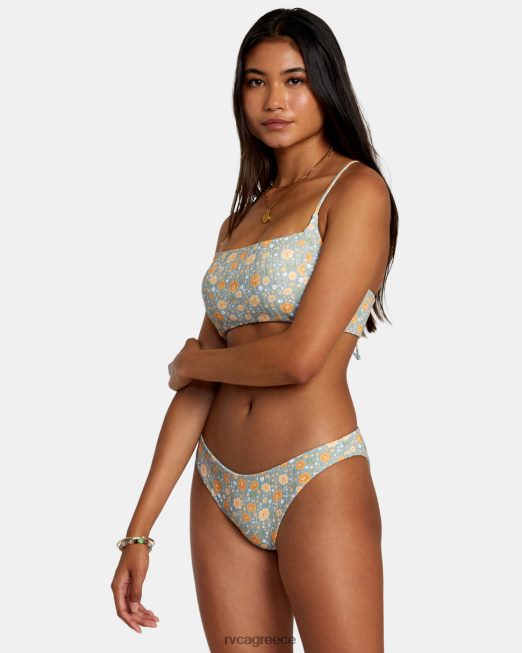 R422N81123 μαμά rib μεσαίο μπικίνι κάτω RVCA γυναίκες σχιστόλιθος ζάλη