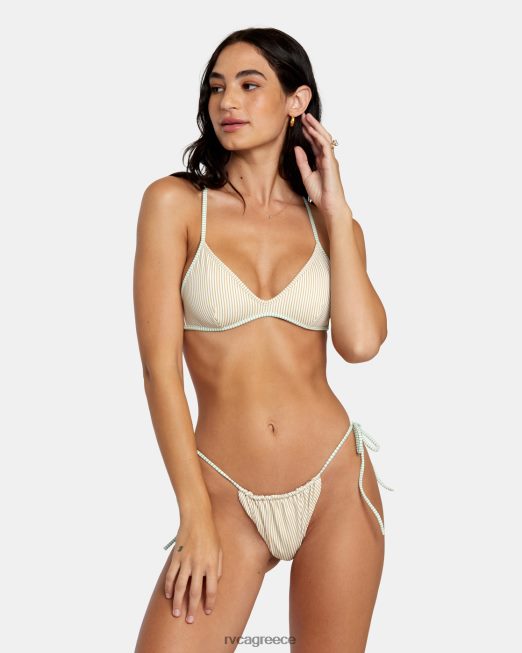 R422N81129 τριών ρίγες αναστρέψιμο skinpy παντελόνι μπικίνι RVCA γυναίκες πολυ ζάλη