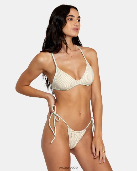 R422N81129 τριών ρίγες αναστρέψιμο skinpy παντελόνι μπικίνι RVCA γυναίκες πολυ ζάλη