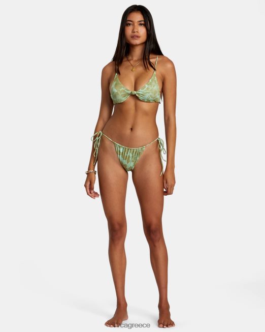 R422N81143 Οι λεπτές γραμμές λαμπυρίζουν μεσαίο κάτω μέρος μπικίνι RVCA γυναίκες ΑΦΡΟΣ της ΘΑΛΑΣΣΑΣ ζάλη