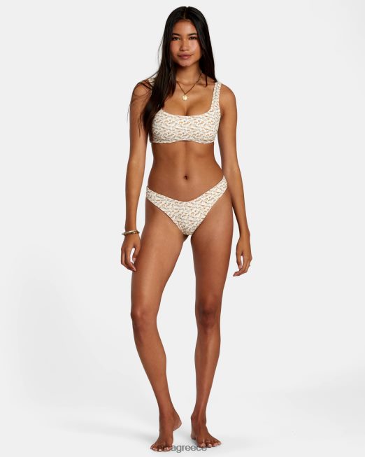 R422N81154 micro magic αναστρέψιμο παντελόνι μπικίνι με ψηλό πόδι RVCA γυναίκες μανταρίνι ζάλη